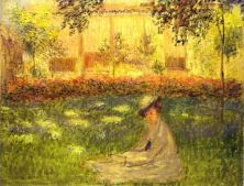 woman sitting in a garden (femme assise dans le jardin).jpg